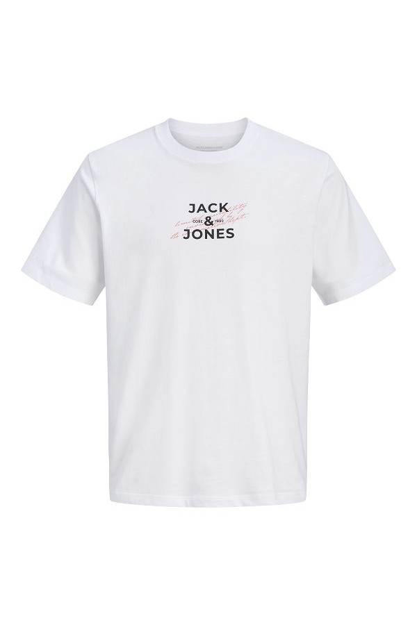 JCOETERNA FRONT PRINT TEE SS CREW FST - ΛΕΥΚΟ