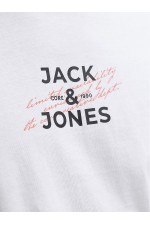 JCOETERNA FRONT PRINT TEE SS CREW FST - ΛΕΥΚΟ