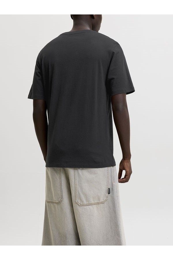 JCOETERNA FRONT PRINT TEE SS CREW FST - ΜΑΥΡΟ
