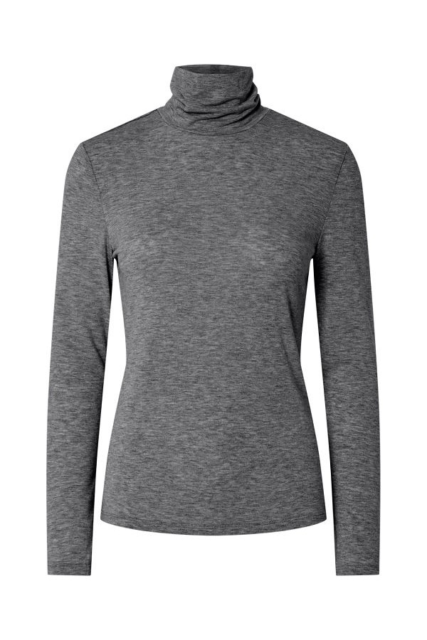 PCMARIA LS ROLLNECK TOP JRS NOOS BC - ΓΚΡΙ