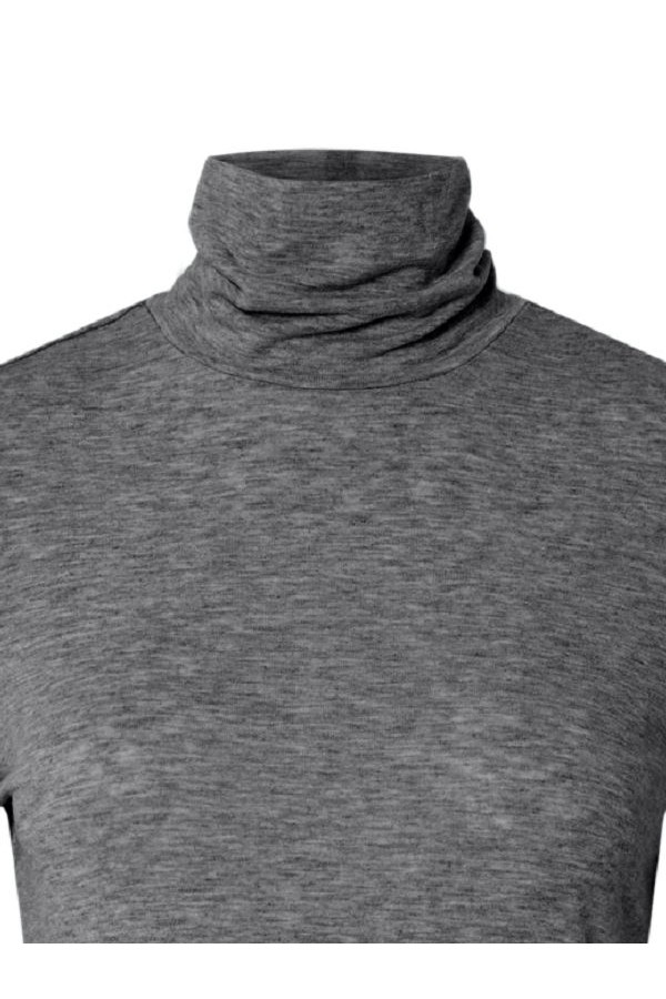 PCMARIA LS ROLLNECK TOP JRS NOOS BC - ΓΚΡΙ