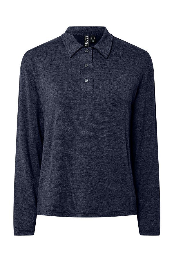 PCRITT LS POLO JRS PWP - ΜΠΛΕ ΑΝΟΙΧΤΟ