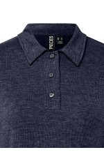PCRITT LS POLO JRS PWP - ΜΠΛΕ ΑΝΟΙΧΤΟ