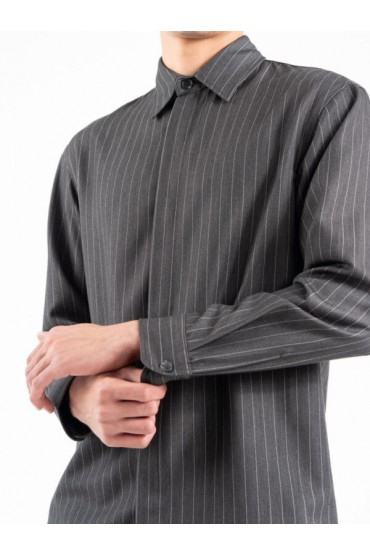 VITTORIO OVERSHIRT - ΓΚΡΙ