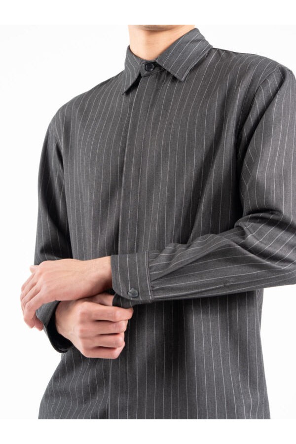 VITTORIO OVERSHIRT - ΓΚΡΙ