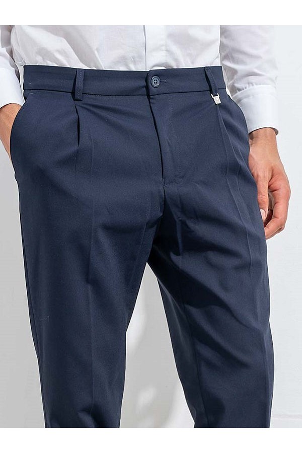 PANTS VITTORIO - ΜΠΛΕ