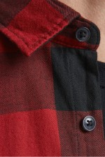 JJEGINGHAM TWILL SHIRT L/S NOOS - ΚΟΚΚΙΝΟ
