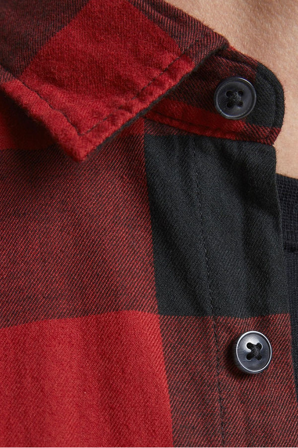 JJEGINGHAM TWILL SHIRT L/S NOOS - ΚΟΚΚΙΝΟ