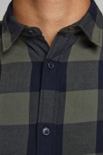 JJEGINGHAM TWILL SHIRT L/S NOOS - ΧΑΚΙ