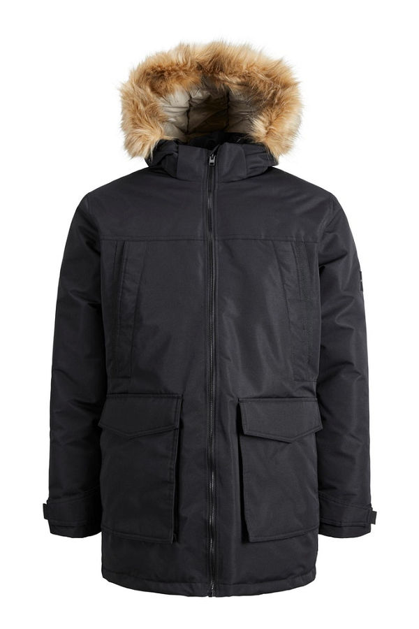 JJECRAFT PARKA SN - ΜΑΥΡΟ