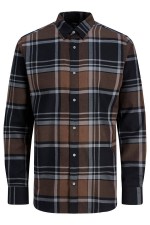 JPRBLADALLAS WINTER SHIRT L/S - ΚΑΦΕ