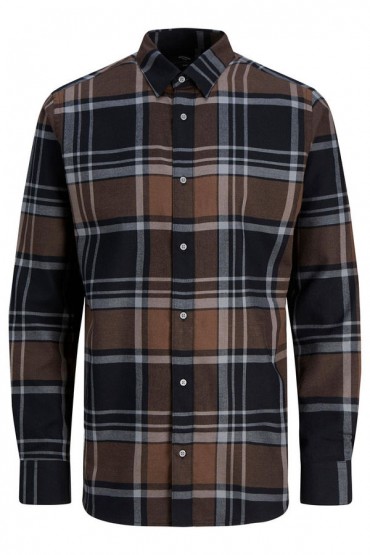 JPRBLADALLAS WINTER SHIRT L/S - ΚΑΦΕ