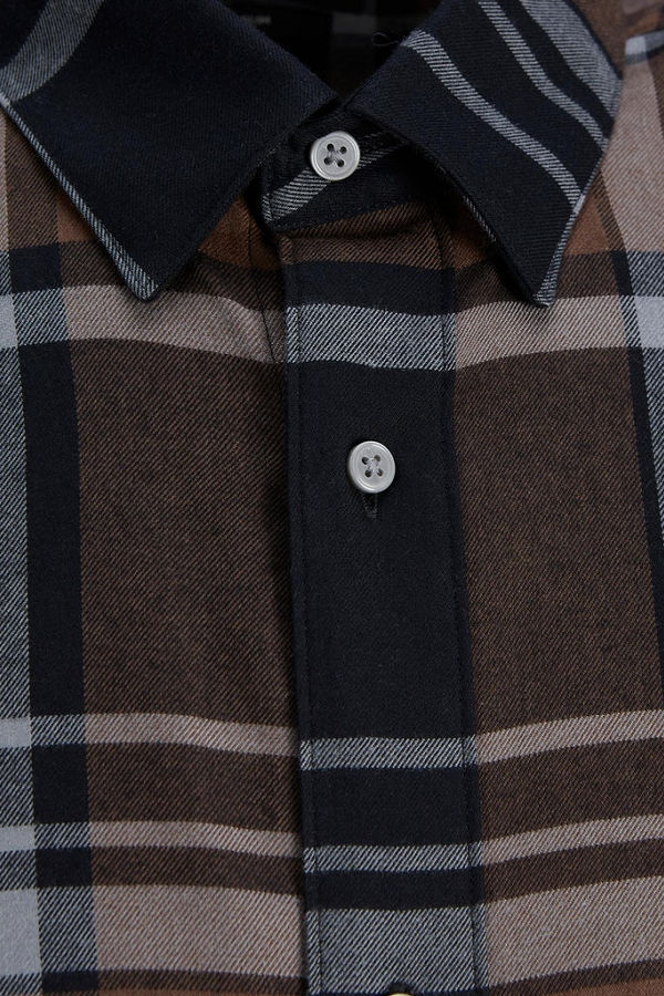 JPRBLADALLAS WINTER SHIRT L/S - ΚΑΦΕ