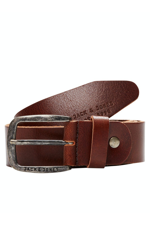 JACPAUL LEATHER BELT NOOS - ΚΑΜΕΛ
