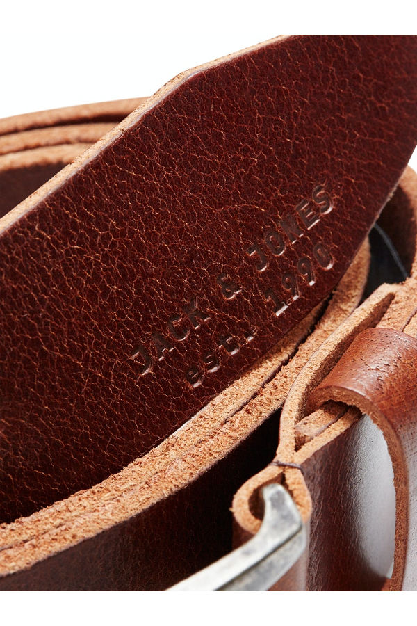 JACPAUL LEATHER BELT NOOS - ΚΑΜΕΛ