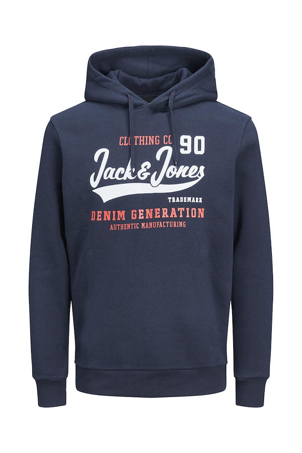 JJLOGO SWEAT HOOD 2 COL 22/23 - ΜΠΛΕ