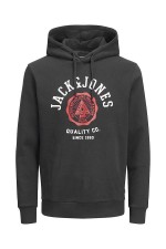 JJLOGO SWEAT HOOD 2 COL 22/23 - ΜΑΥΡΟ