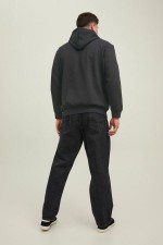 JJLOGO SWEAT HOOD 2 COL 22/23 - ΜΑΥΡΟ
