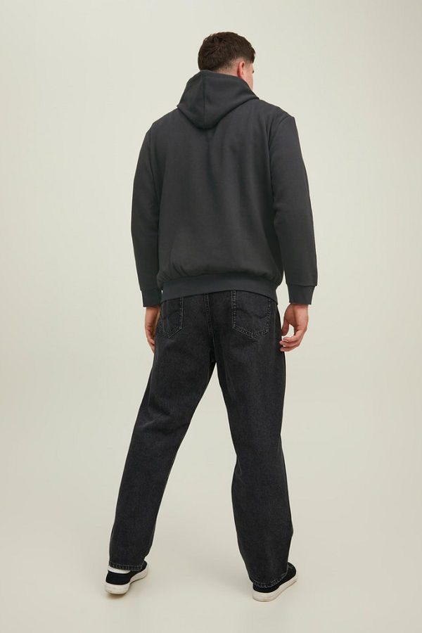 JJLOGO SWEAT HOOD 2 COL 22/23 - ΜΑΥΡΟ