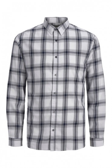JCOORION SHIRT LS PLS - ΛΕΥΚΟ