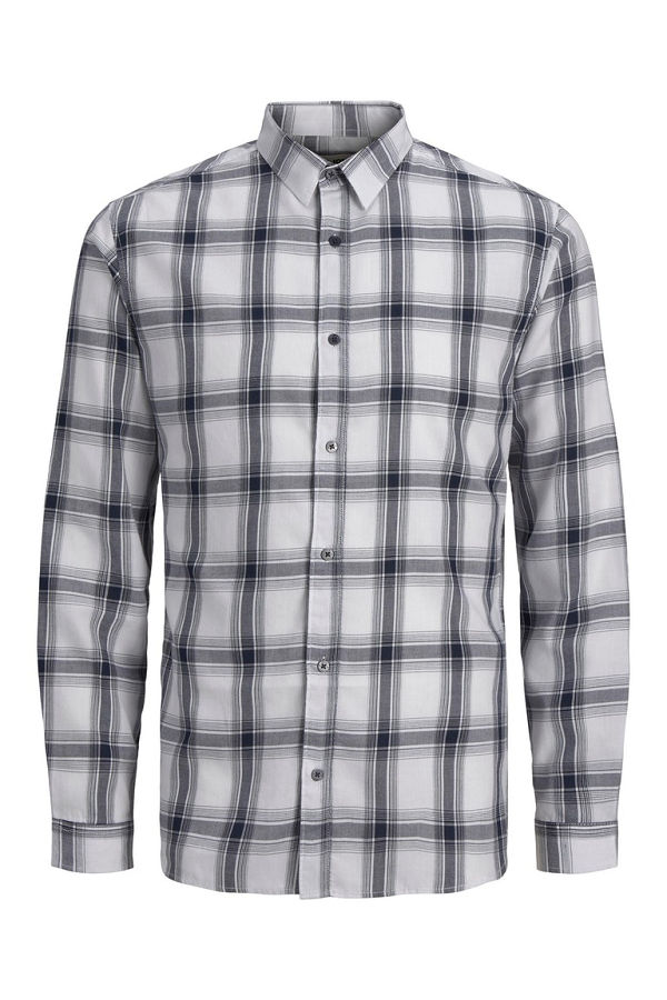 JCOORION SHIRT LS PLS - ΛΕΥΚΟ