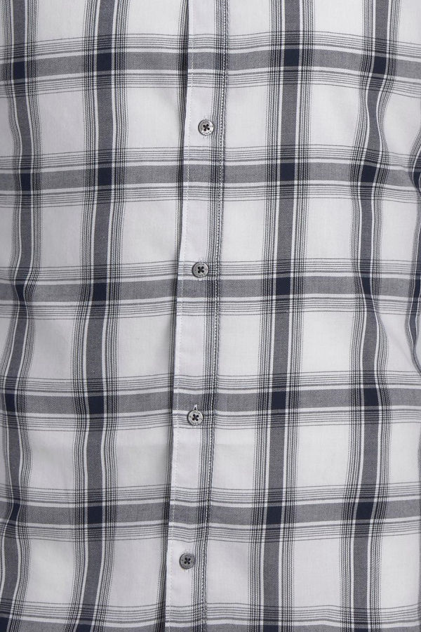 JCOORION SHIRT LS PLS - ΛΕΥΚΟ