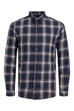 JCOORION SHIRT LS PLS - ΜΠΛΕ