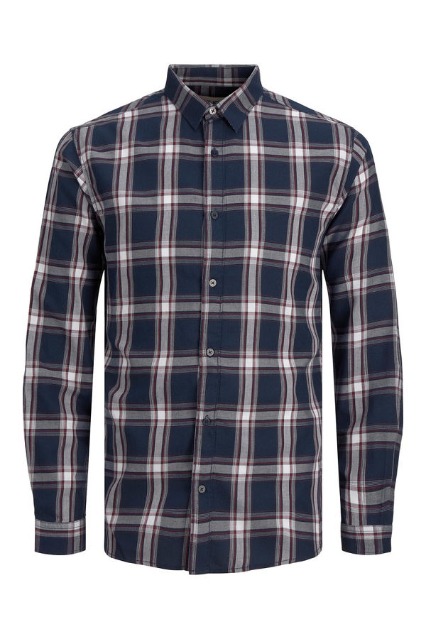 JCOORION SHIRT LS PLS - ΜΠΛΕ