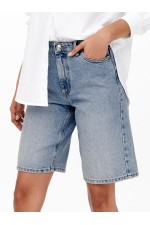 ONLSONNY HW WIDE DNM SHORTS NAS843 - ΜΠΛΕ ΑΝΟΙΧΤΟ