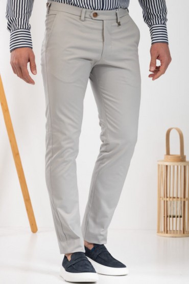 CHINOS PANT MEN - ΓΚΡΙ