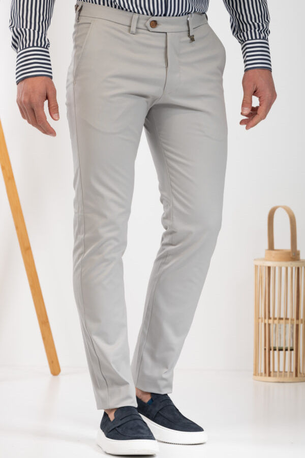 CHINOS PANT MEN - ΓΚΡΙ