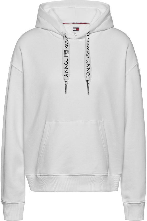 TJW BXY LOGO DRAWCORD HOODIE EXT - ΛΕΥΚΟ