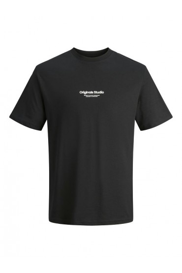 JORVESTERBRO TEE SS CREW NECK NOOS PLS - ΜΑΥΡΟ