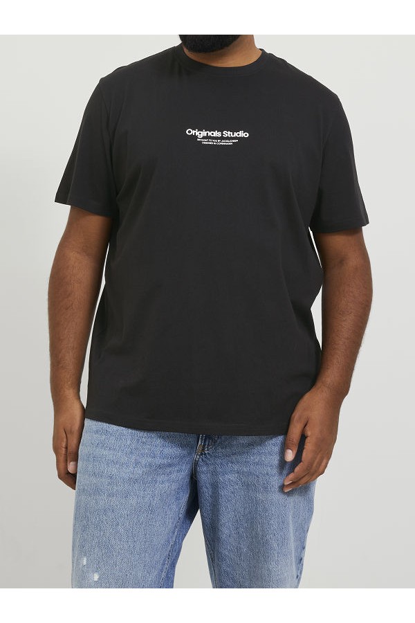 JORVESTERBRO TEE SS CREW NECK NOOS PLS - ΜΑΥΡΟ