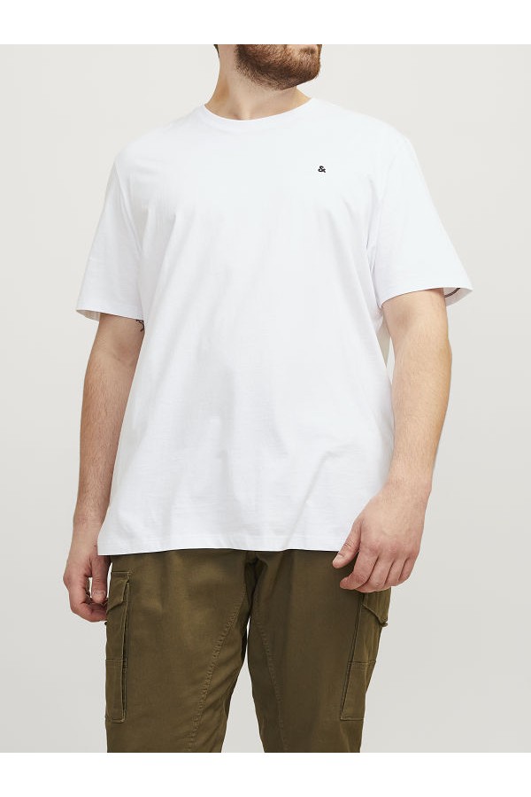 JJEPAULOS TEE SS CREW NECK NOOS PLS - ΛΕΥΚΟ