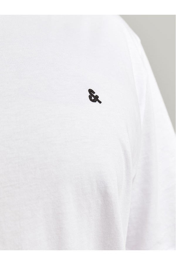 JJEPAULOS TEE SS CREW NECK NOOS PLS - ΛΕΥΚΟ