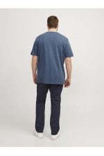JJEPAULOS TEE SS CREW NECK NOOS PLS - ΜΠΛΕ