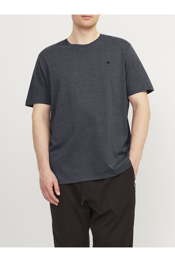 JJEPAULOS TEE SS CREW NECK NOOS PLS - ΓΚΡΙ
