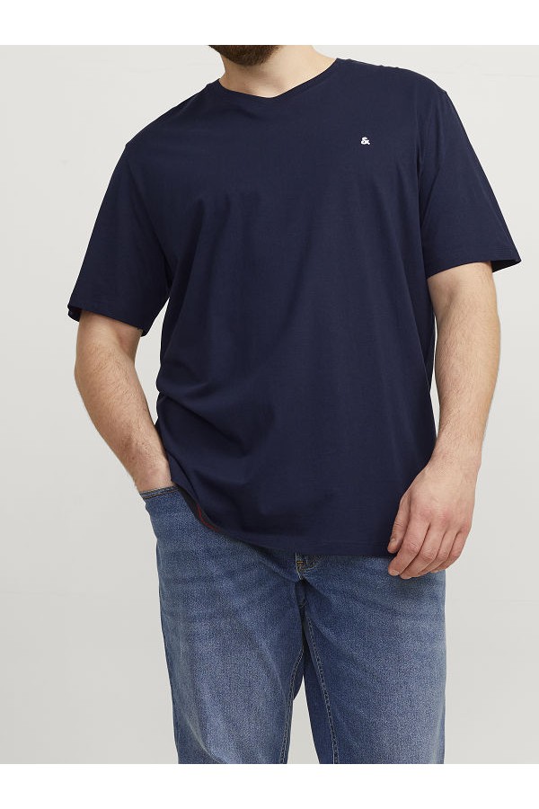 JJEPAULOS TEE SS CREW NECK NOOS PLS - ΜΠΛΕ