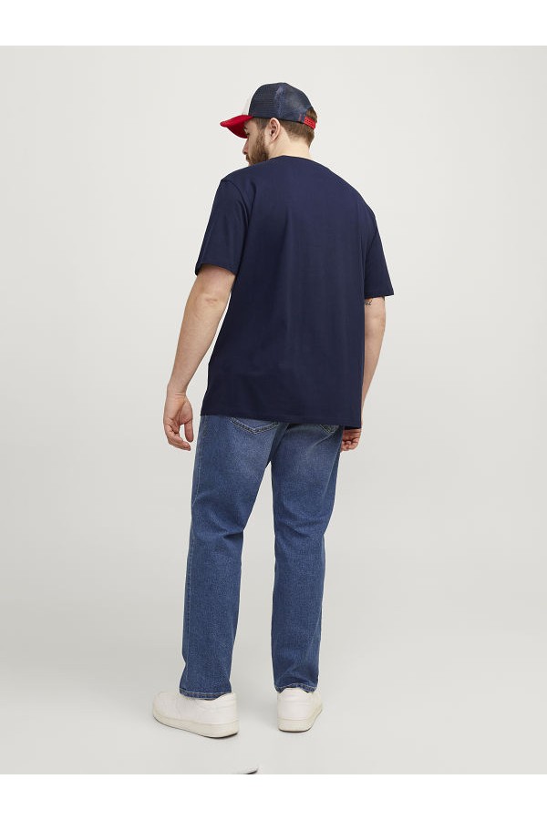 JJEPAULOS TEE SS CREW NECK NOOS PLS - ΜΠΛΕ