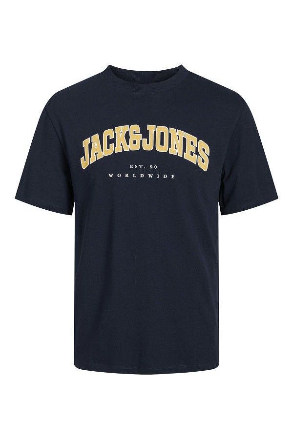 JJECALEB VARSITY TEE SS O-NECK NOOS PLS - ΜΠΛΕ