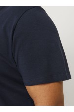JJECALEB VARSITY TEE SS O-NECK NOOS PLS - ΜΠΛΕ