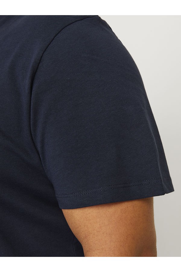 JJECALEB VARSITY TEE SS O-NECK NOOS PLS - ΜΠΛΕ