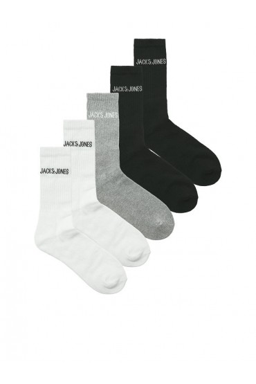 JACREGEN TENNIS SOCK 5 PACK NOOS - ΓΚΡΙ
