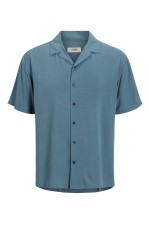 JREBWATER RESORT SHIRT SS - ΜΠΛΕ ΑΝΟΙΧΤΟ
