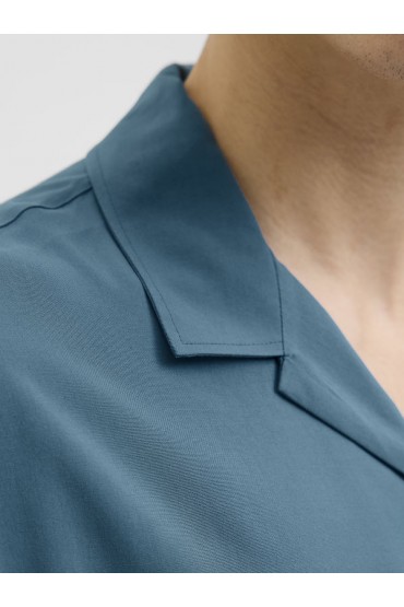 JREBWATER RESORT SHIRT SS - ΜΠΛΕ ΑΝΟΙΧΤΟ