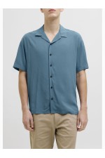 JREBWATER RESORT SHIRT SS - ΜΠΛΕ ΑΝΟΙΧΤΟ