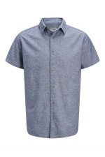 JREBMOSS SUNNY SHIRT SS - ΜΠΛΕ ΑΝΟΙΧΤΟ
