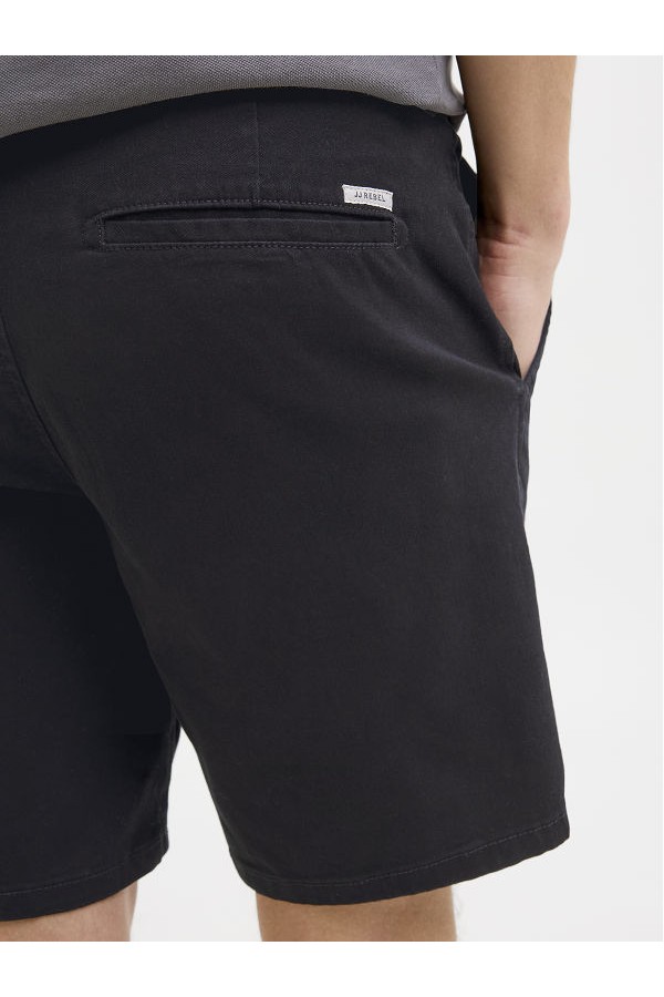 JREBSHARP CHINO SHORT SN - ΜΑΥΡΟ
