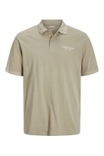 JREBJEANS REBEL PRINT POLO SS - ΜΠΕΖ